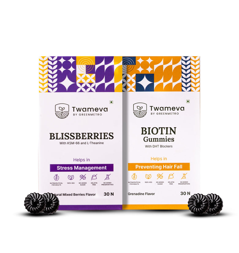 BLISSBERRIES & Biotin Gummies – Your Natural Chill Pills! (Combo)